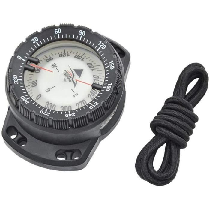 Plongée sous-Marine Boussole Lumineuse Poignet Boussole De Navigation sous-Marine Étanche Boussole avec Cordon Élastique Vision ,484