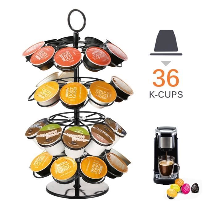 Ensembles à café,Support de tour de Capsule rotatif support de support de Capsules de café pratique pour - Type for 36pcs K-Cup