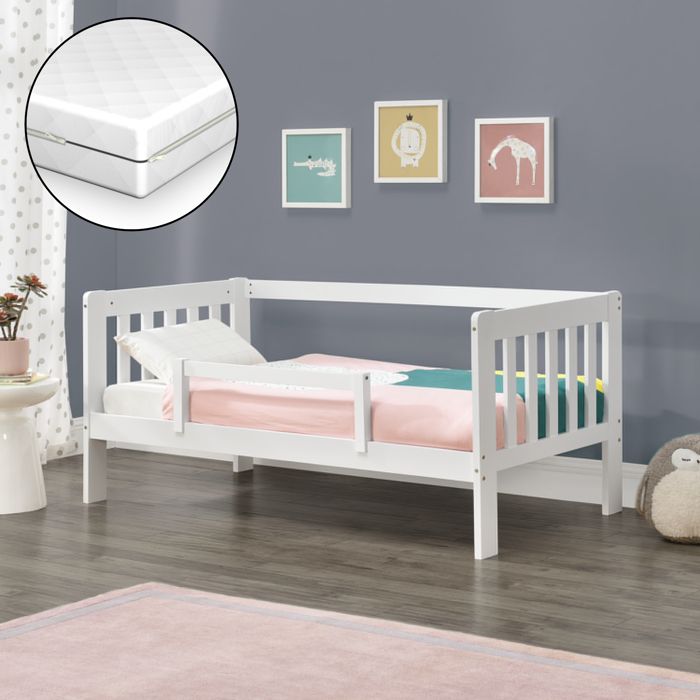 Matelas Enfant 80x160 Cm Atmopshera WEB2O - Mousse Densité 20kg/m3 Blanc Confortable