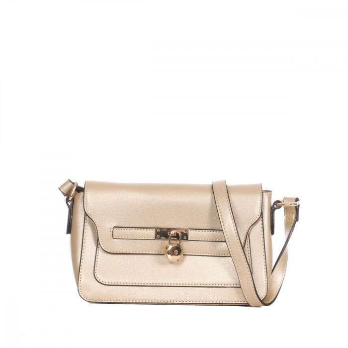 Sac Bandoulière Doré Femme Georges Rech Henrietta
