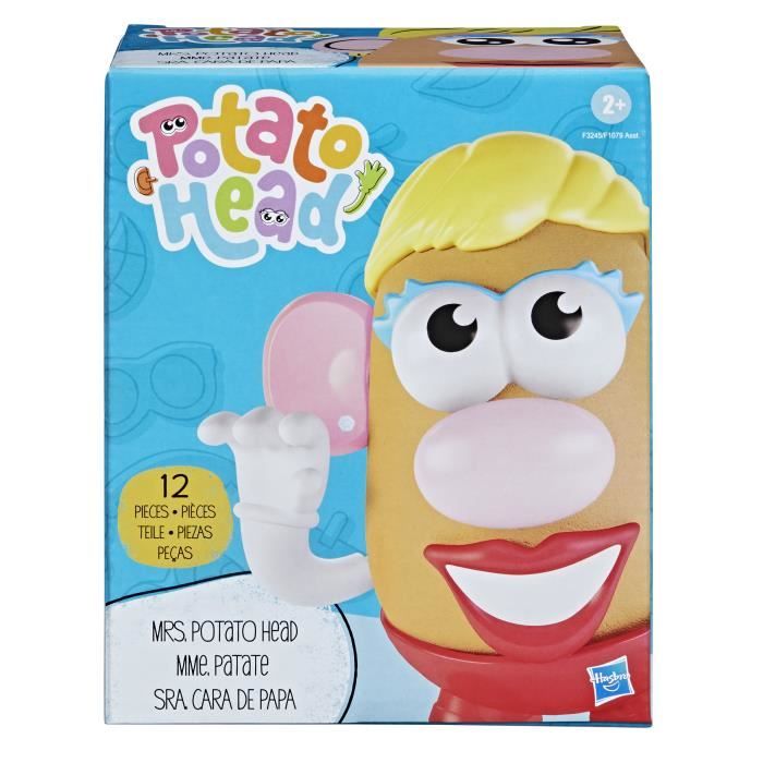 MONSIEUR PATATE - Jouet Mme Patate classique pour enfants avec 12 pièces pour créer des personnages rigolos - dès 2 ans