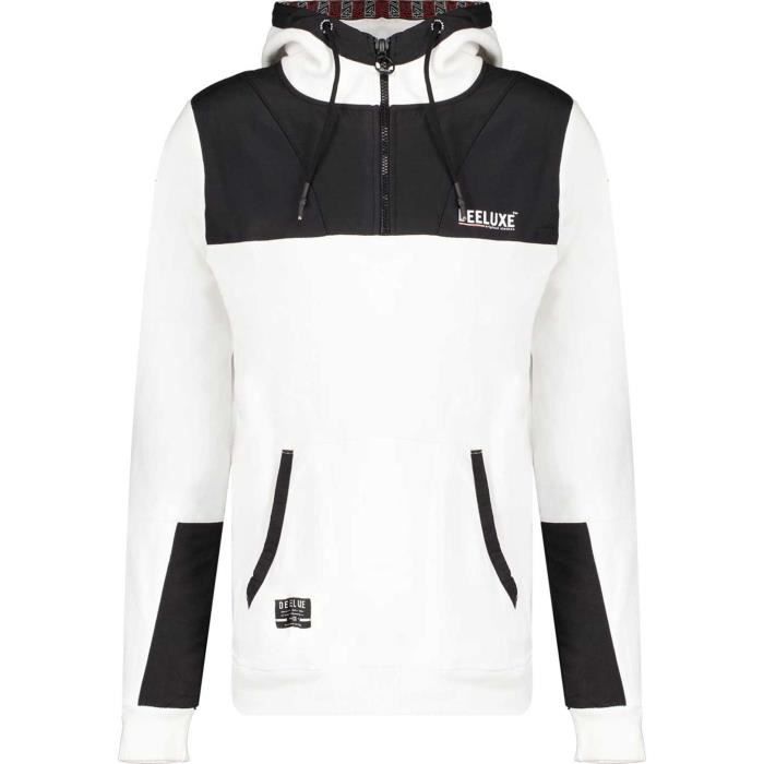 Sweat à capuche garçon Deeluxe Gurin m+ - blanc - 10 ans