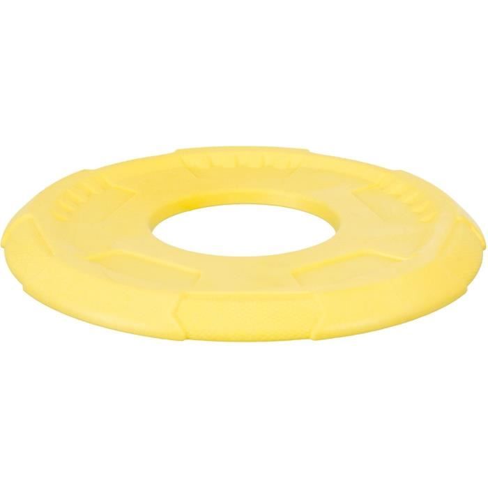 TRIXIE Frisbee Sporting 23 cm - Jaune et bleu - Pour chien