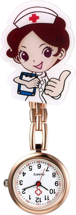Montre Infirmière Avaner 5/6 Pcs - Style Anime Avec Clip - Quartz - Pour Femmes, Enfants Et Professionnels De Santé