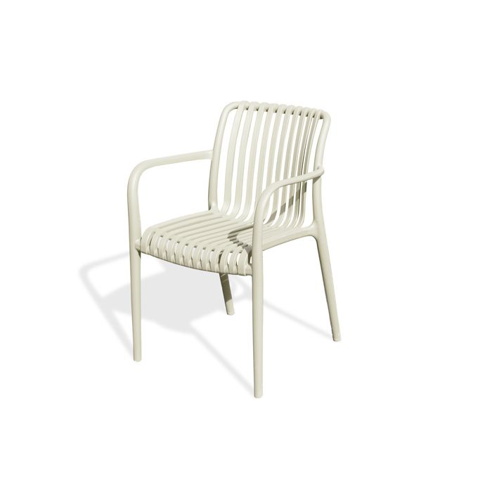 Fauteuil de jardin TIAGO en Polypropylène sable Fauteuil de jardin TIAGO en Polypropylène sable