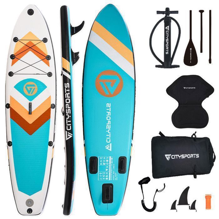 Stand Up Paddle gonflable-SUP board-320*80*15CM-jusquà 160 kg-vert