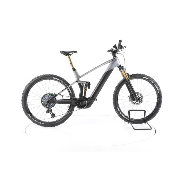 Vélo électrique - Cube Stereo Hybrid 140 HPC SLT - gris - VTT électrique tout suspendu - Bosch 750 Wh Reconditionné - Cube