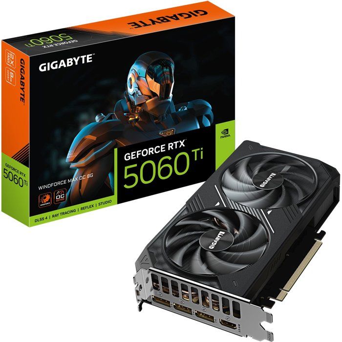 GIGABYTE - WF2MAX - Carte graphique - NVIDIA RTX 5060Ti OC - 8 Go