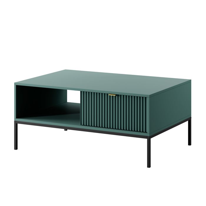 Table Basse Komodee NANAIMO STO1 Frontal en relief Vert Vert 68 x 104 x 48 cm Table Basse Komodee NANAIMO STO1 Frontal en relief Vert Vert 68 x 104 x 48 cm