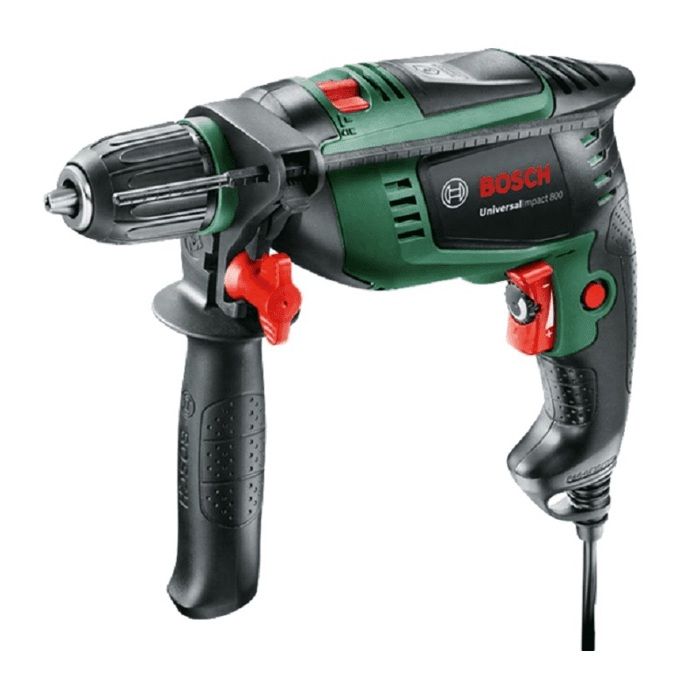 Perceuse à percussion Bosch UniversalImpact 800 50 3000 trmin 45000 cpsmin Perçage béton 14mm - vue 1