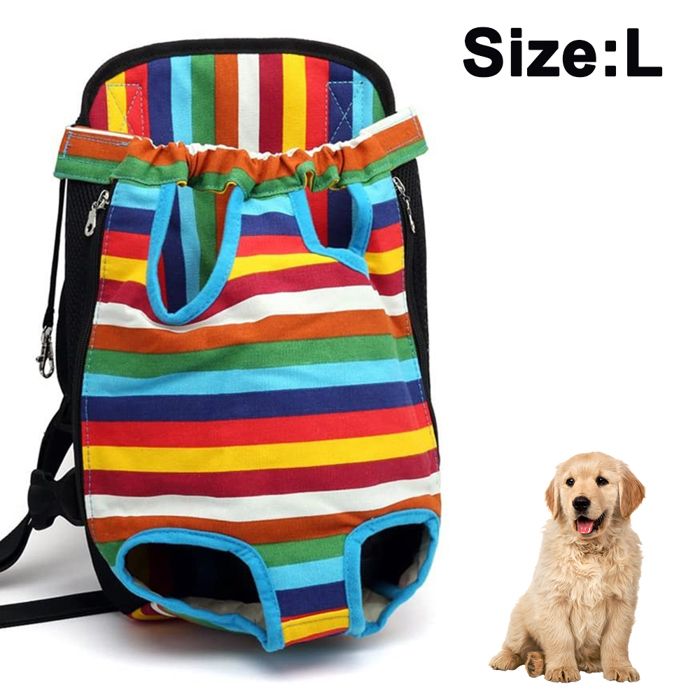 Sac Transport Animal Ajustable Pattes Libres Voyage Randonnée Camping pour Petit Chien Chat Chiot Label