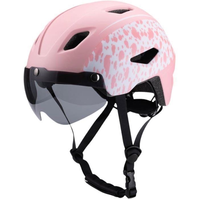 Casque de Vélo Enfant avec Visière Ajustable - Taille Ajustable