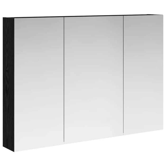 NOUVEAU Armoire murale - Cabinet Miroir de Salle de Bain - Chêne noir - 100x14 5x70cm21197