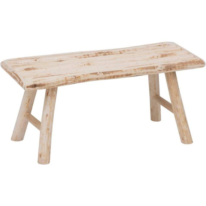 Atmosphera Banc dAppoint Woody Bois de Peuplier 70 x 26 x 31 cm pour Entrée Salon et Chambre Atmosphera Banc dAppoint Woody Bois de Peuplier 70 x 26 x 31 cm pour Entrée Salon et Chambre