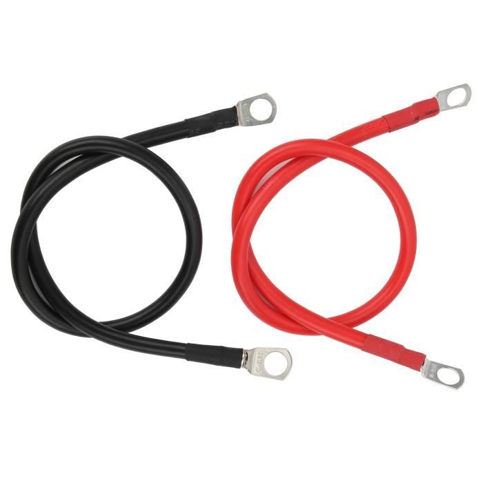 Fil marin 4 AWG – Câble de batterie de bateau en cuivre étamé – Disponible en noir, rouge et jaune – Fabriqué aux États-Unis