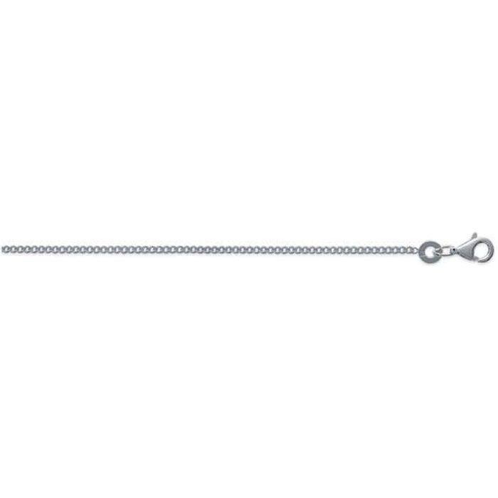 Chaîne Très Fine 0,5mm à Mailles Gourmette en Argent 925/1000-36 à 81cm Chaîne Très Fine 0,5mm à Mailles Gourmette en Argent 925/1000-36 à 81cm