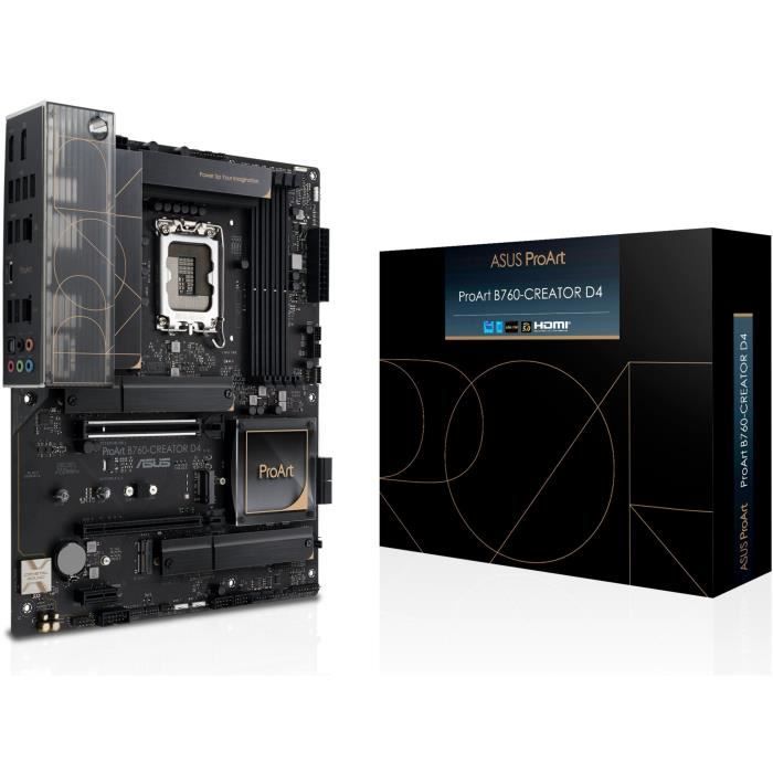 Carte mère – ASUS – PROART B760-CREATOR D4 – Intel B760 LGA 1700 ATX
