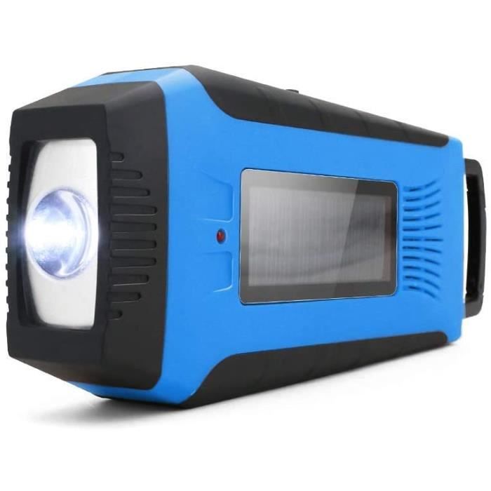 Portable Radio AM FM Wind Up Radio Solaire Rechargeable Camping Radio d