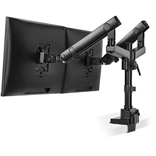 Putorsen Support 2 Ecran Pc Moniteur Premium Aluminium Bras Articule Ergonomique Ressort Mecanique Pour Double Ecrans 17 32 Haut Achat Vente Putorsen Support 2 Ecran Pc M Cdiscount