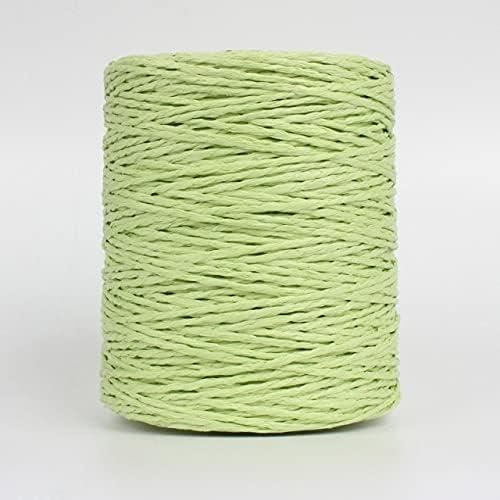 Fil Raphia Naturel 600 M – Corde En Papier Raphia 500 G Pour Chapeaux, Sacs, Tricot Main & Artisanat DIY