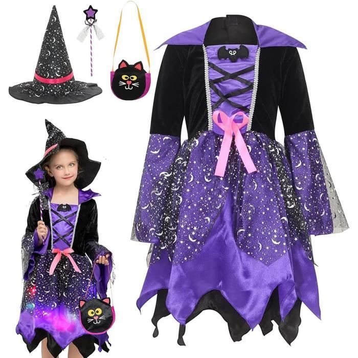 Peluche Sorcière D'Halloween 33 Cm – Coton PP Doux Et Lavable – Déco Effrayante Et Câline – Cadeau Enfant Et Collectionneur