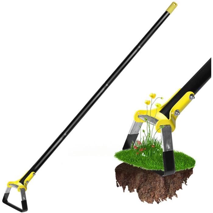 Binette De Jardin En Acier - Outil Manuel Pour Désherber Et Aérer La Terre, Tête Robuste, Taille Environ 15 Cm - 11