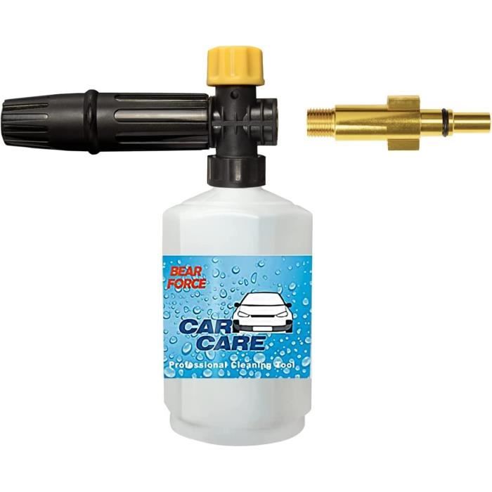 Pistolet Haute Pression Avec Canon à Mousse Kebtek - Compatible Nilfisk/Bosch - 5 Buses Incluses - Pression Max 5200 PSI - 7