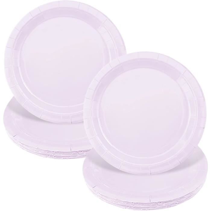 Assiettes En Carton Jetables Pour 40E Anniversaire 40 Ans Or Rose 40