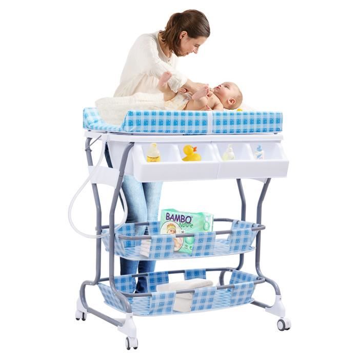 Table A Langer Avec Baignoire Bebe Matelas A Langer Rangement Commode Cdiscount Puericulture Eveil Bebe