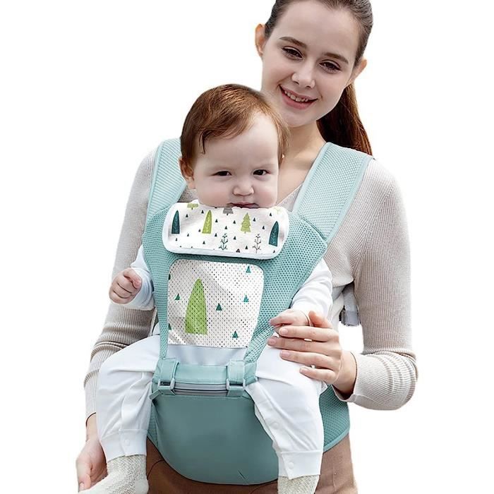Porte Bébé avec Assise Ergonomique,Ajustable,Mode De Portage Face Au Monde Et Face à Soi,pour