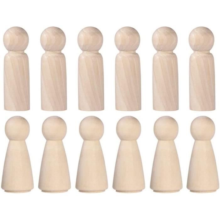 ULTNICE Lot De 50 Perles En Bois Naturel Avec Trou - Boules