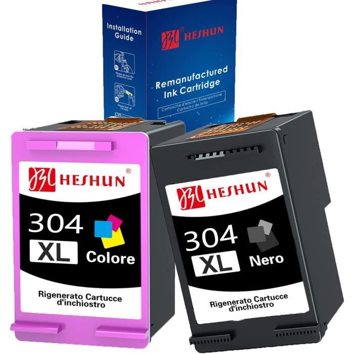 Régénéré 304 XL Cartouche d'encre d'imprimante pour HP 304 XL pour Cartouche  HP 304 Noir et Couleur pack pour 304 HP Deskjet,[Z343] - Cdiscount  Informatique