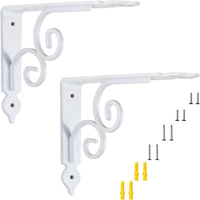 Supports D'étagère Design – Équerres Décoratives Neuves Sous Emballage