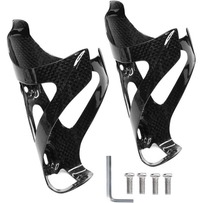 Accessoire Vélo,Porte-bouteille Entièrement En Carbone UD Mat,2 Pièces,cage Pour Bicyclette,vtt