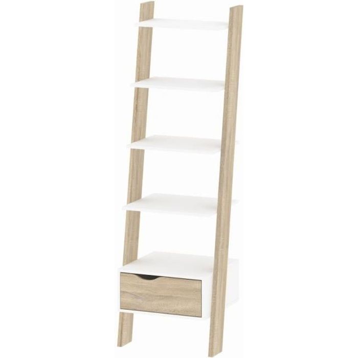 Etagere Escalier Delta 191x49x6 Cm Multicolor Achat Vente