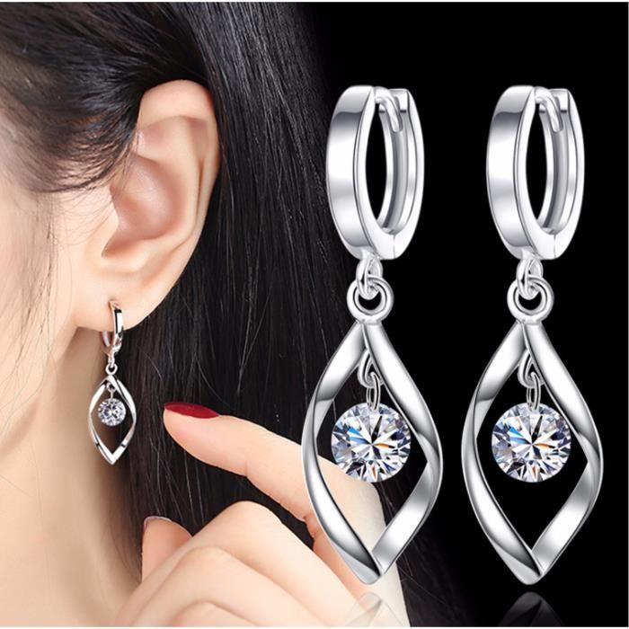 1 ct Diamant Noir Rivets pour Femme Boucles d'oreilles en 14k or Jaune 