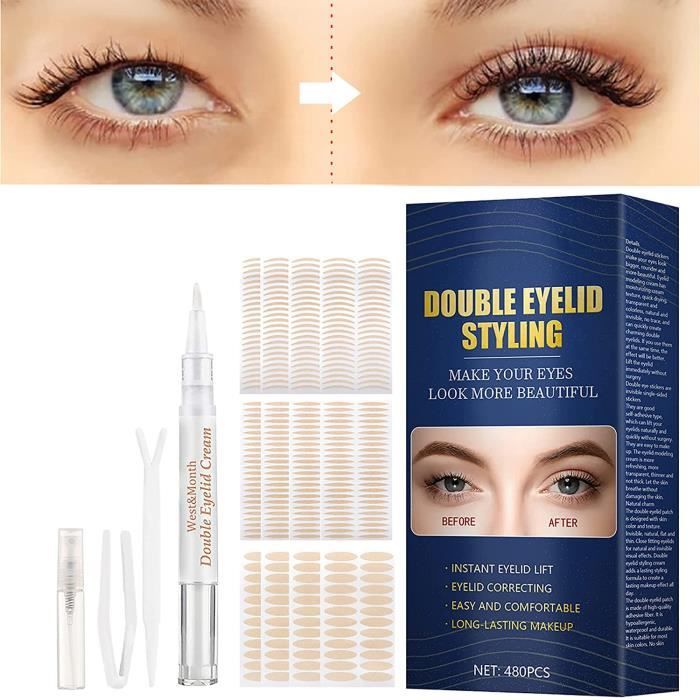Eyelid Tape Invisible Double Eyelid Lifter Strips Big Eye Tools for Hooded Droopy Uneven Mono Eyelids Waterproof Eyelid Stickers Cdiscount Bricolage