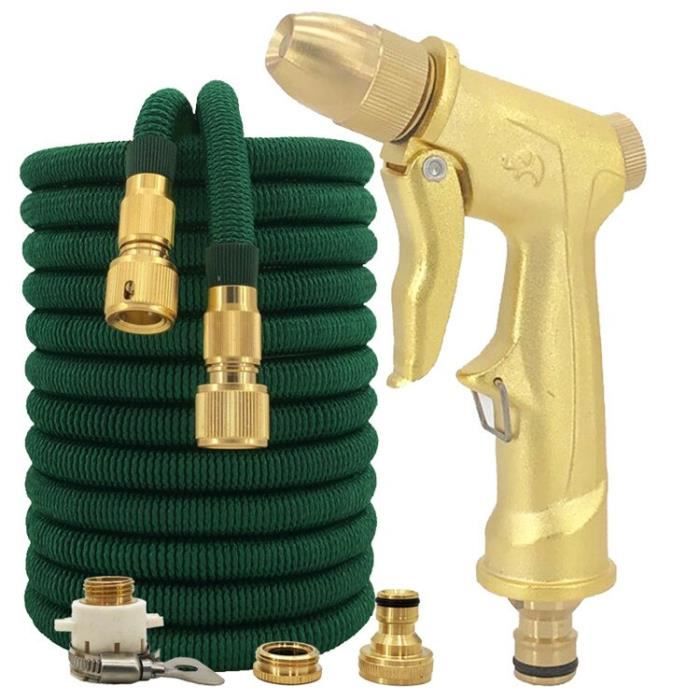 VONROC Douche De Jardin 2-en-1 Réglable 149-190 Cm – Lance Arrosage Télescopique + Pomme 180° Pour Été Plaisir