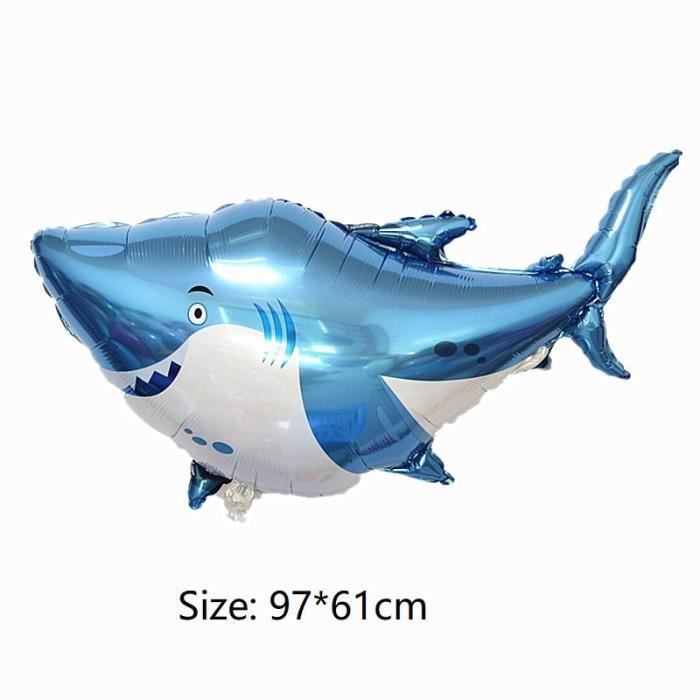 Shark Ocean Animal Fête Vaisselle décorations et ballons