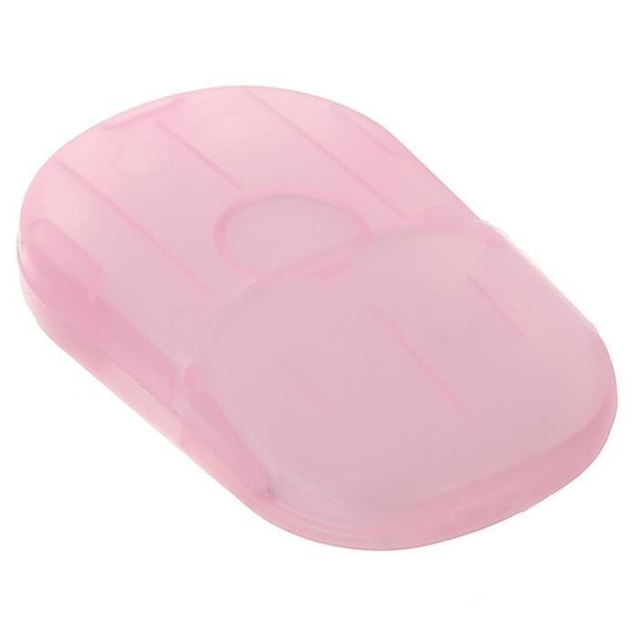 Hygiène Mains Extérieur 20 Boîtes - 400 Feuilles Jetables - 5 Couleurs - Parfait Voyage Camping Extérieur Savon Papier