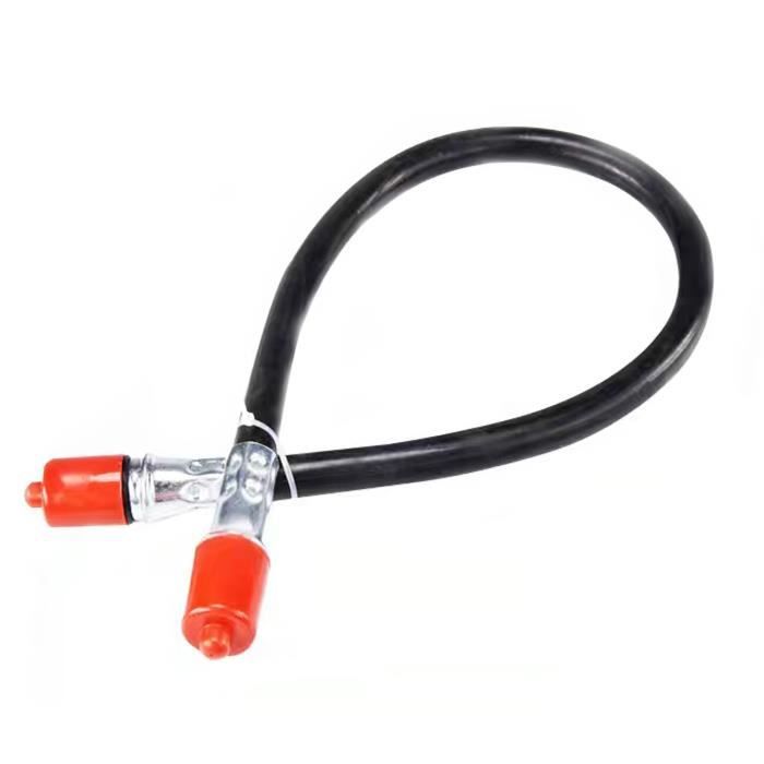 Arbre Flexible Pour Tondeuse Et Débroussailleuse - 88,9 Cm, Noyau Métal-caoutchouc, Extrémités 29 Mm - Noir Et Rouge