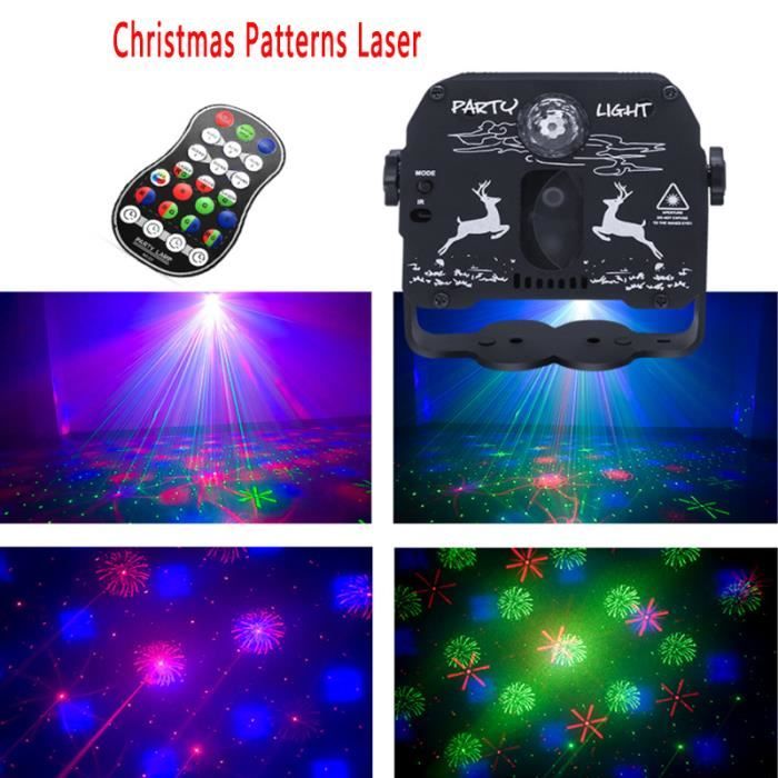 Lampe Led Disco Avec Projecteur Laser Rechargeable Par Usb Effet Stroboscopique Pour Scène