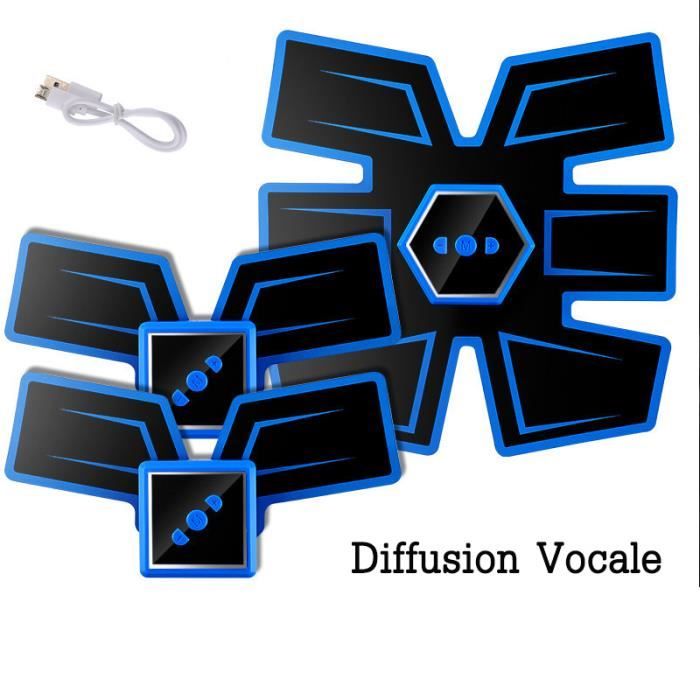 Ceinture Abdominale Electrostimulante - EMS Pour Abdos, Bras, Jambes
