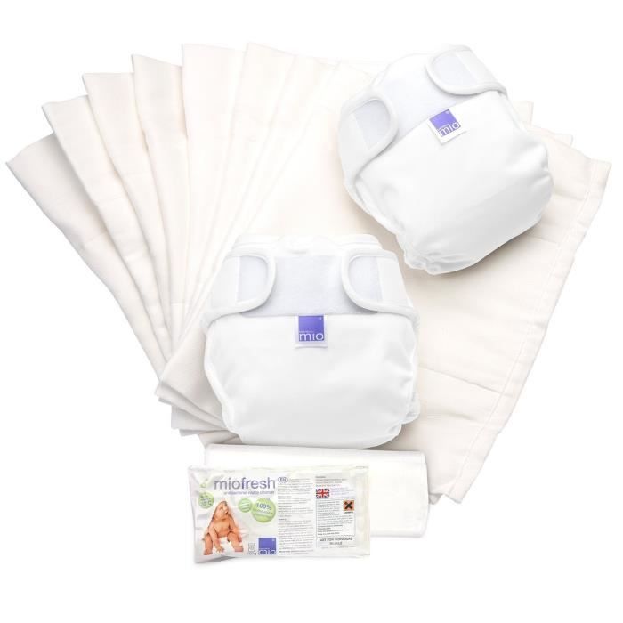 Bambino Mio Bambino Mio, miosoft pack de couches lavables, blanc