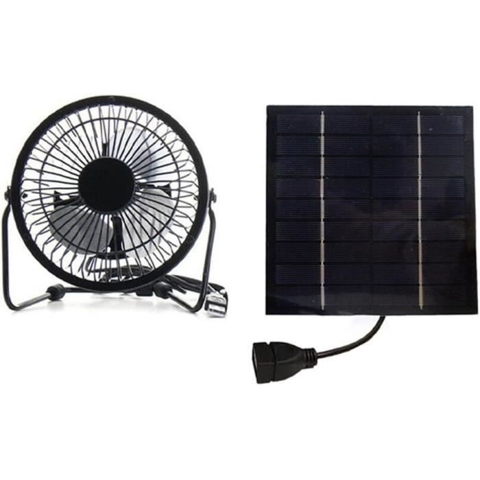 Ventilateur Colonne USB Silencieux Et Compact Pour Bureau Ou Chambre - Noir Mat