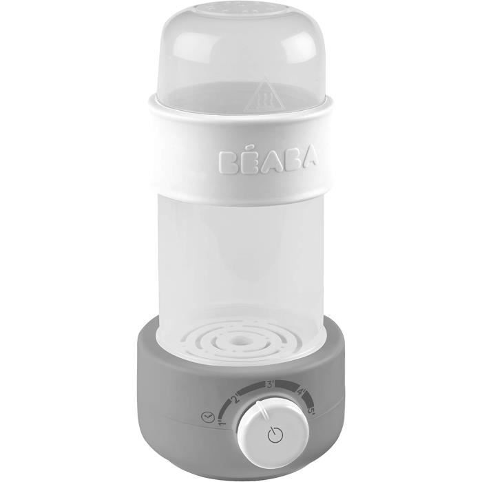 Chauffe-biberon 8 En 1 Avec Stérilisateur - Fonction Réchauffement, Décongélation, Cuisson Vapeur - Écran LCD - Sans BPA - Rose