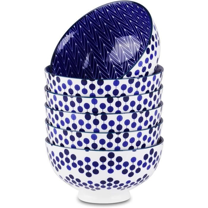 Bol à Céréales Porcelaine 300 Ml | Bol Dessert, Soupe, Salade | Céramique Élégante Et Robuste Douce Au Toucher