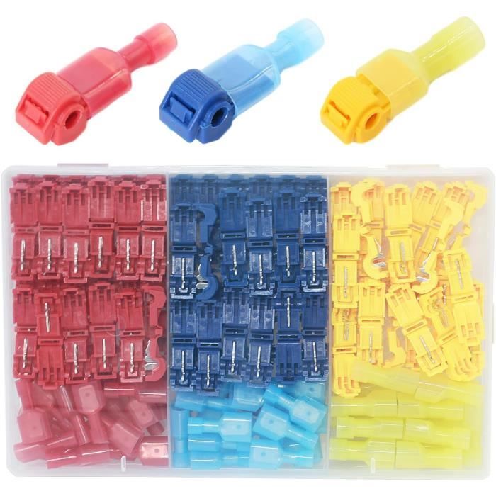 Lot De 6 Connecteurs Mâles Audio 2,5 Mm Mono (2 Pôles) Avec Fils Nus - Pour Réparation Câble Haut-parleur, Ampli - Longueur Câble 25 Cm