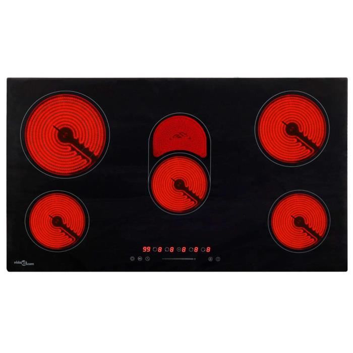 Plaque De Protection Pour Plaque De Cuisson En Verre Céramique - 2 Pièces 30x52 Cm Avec Couvercle Coloré