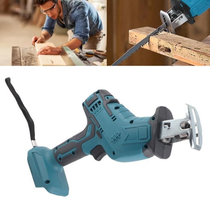 Scie Sabre électrique Sans Fil, Scie à Guichet Avec 4 Lames - ONEVAN - Sans Batterie